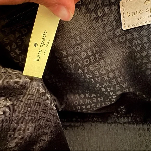 Kate Spade Tan and Black Structured Tote - Picture 5 of 9